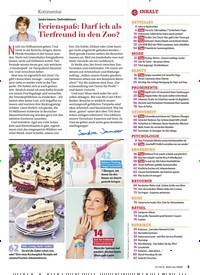 Titelbild der Ausgabe 27/2018 von Kommentar: Ferienspaß: Darf ich als Tierfreund in den Zoo?. Zeitschriften als Abo oder epaper bei United Kiosk online kaufen.