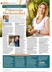 Titelbild der Ausgabe 27/2018 von AKTUELL: Prinzessin Hochsensibel. Zeitschriften als Abo oder epaper bei United Kiosk online kaufen.