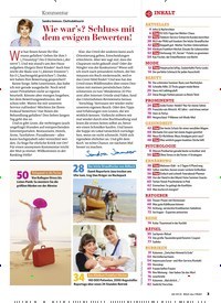 Titelbild der Ausgabe 28/2018 von Kommentar: Wie war’s? Schluss mit dem ewigen Bewerten!. Zeitschriften als Abo oder epaper bei United Kiosk online kaufen.