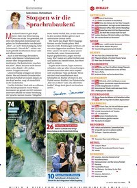 Titelbild der Ausgabe 31/2018 von Kommentar: Sandra Immoor, Chefredakteurin: Stoppen wir die Sprachrabauken!. Zeitschriften als Abo oder epaper bei United Kiosk online kaufen.