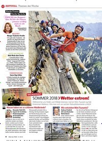 Titelbild der Ausgabe 31/2018 von Themen der Woche: NACHGEFRAGT: SOMMER 2018 > Wetter extrem!. Zeitschriften als Abo oder epaper bei United Kiosk online kaufen.