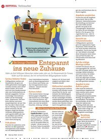Titelbild der Ausgabe 33/2018 von Die Umzugs-Checkliste : Entspannt ins neue Zuhause. Zeitschriften als Abo oder epaper bei United Kiosk online kaufen.