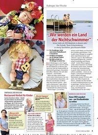 Titelbild der Ausgabe 35/2018 von Aufreger der Woche: „Wir werden ein Land der Nichtschwimmer“. Zeitschriften als Abo oder epaper bei United Kiosk online kaufen.