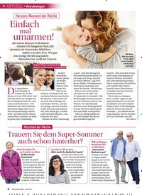 Titelbild der Ausgabe 36/2018 von Herzens-Moment der Woche: Einfach mal umarmen!. Zeitschriften als Abo oder epaper bei United Kiosk online kaufen.