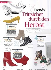 Titelbild der Ausgabe 36/2018 von 7 TRENDS Trittsicher durch den Herbst. Zeitschriften als Abo oder epaper bei United Kiosk online kaufen.