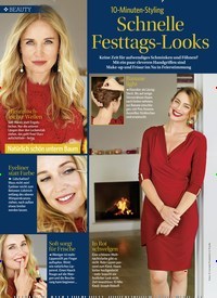 Titelbild der Ausgabe 51/2018 von 10-Minuten-Styling: Schnelle Festtags-Looks. Zeitschriften als Abo oder epaper bei United Kiosk online kaufen.