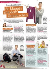 Titelbild der Ausgabe 1/2019 von AKTUELL Verbraucher: Geschenk gefällt nicht? So klappt’s mit dem Umt aus chen. Zeitschriften als Abo oder epaper bei United Kiosk online kaufen.
