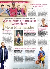 Titelbild der Ausgabe 1/2019 von AKTUELL Die GOLDENE BILD der FRAU: 5 Preisträgerinnen – und ihr Plädoyer für ein besseres neues Jahr: Was wir uns am meisten wünschen: Mehr Miteinander. Zeitschriften als Abo oder epaper bei United Kiosk online kaufen.