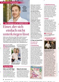 Titelbild der Ausgabe 6/2019 von AKTUELL Psychologie: Wir verbeugen uns vor SAMUEL KOCH: Einer, der sich einfach nicht unterkriegen lässt. Zeitschriften als Abo oder epaper bei United Kiosk online kaufen.