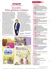 Titelbild der Ausgabe 9/2019 von KOMMENTAR: Sandra Immoor, Chefredakteurin: Es reicht. Pelze gehören verboten. Zeitschriften als Abo oder epaper bei United Kiosk online kaufen.