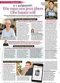 Titelbild der Ausgabe 21/2019 von Verbraucher: 4 × aufgepasst! Wie man uns jetzt übers Ohr hauen will. Zeitschriften als Abo oder epaper bei United Kiosk online kaufen.