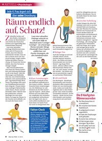 Titelbild der Ausgabe 21/2019 von Jede 4. Frau ärgert sich über seine Unordnung : Räum endlich auf, Schatz!. Zeitschriften als Abo oder epaper bei United Kiosk online kaufen.