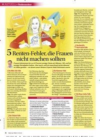 Titelbild der Ausgabe 37/2019 von Verbraucher: 5 Renten-Fehler, die Frauen nicht machen sollten. Zeitschriften als Abo oder epaper bei United Kiosk online kaufen.