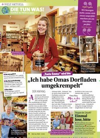 Titelbild der Ausgabe 3/2020 von DIE TUN WAS!: „Tante Emma” wird bio: „Ich habe Omas Dorfladen umgekrempelt”. Zeitschriften als Abo oder epaper bei United Kiosk online kaufen.