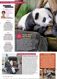 Titelbild der Ausgabe 7/2020 von Das Bild der Woche: Panda-Babys auf Ausflug. Zeitschriften als Abo oder epaper bei United Kiosk online kaufen.