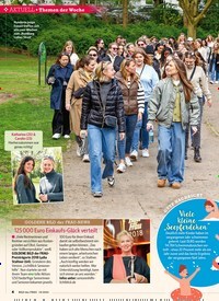 Titelbild der Ausgabe 18/2024 von Warum hier über 100 Frauen gemeinsam spazieren gehen. Zeitschriften als Abo oder epaper bei United Kiosk online kaufen.