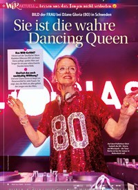 Titelbild der Ausgabe 18/2024 von Sie ist die wahre Dancing Queen. Zeitschriften als Abo oder epaper bei United Kiosk online kaufen.