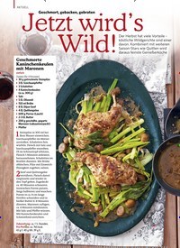 Titelbild der Ausgabe 5/2018 von Geschmort, gebacken, gebraten: Jetzt wird’s Wild!. Zeitschriften als Abo oder epaper bei United Kiosk online kaufen.