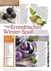 Titelbild der Ausgabe 1/2019 von Jetzt wird’s bunt!: Erntefrischer Winter-Spaß. Zeitschriften als Abo oder epaper bei United Kiosk online kaufen.