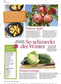 Titelbild der Ausgabe 1/2020 von Mal supersüß, mal superwürzig: So schmeckt der Winter. Zeitschriften als Abo oder epaper bei United Kiosk online kaufen.