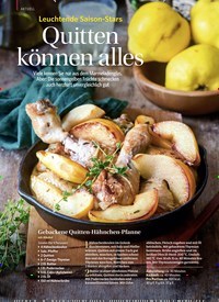Titelbild der Ausgabe 5/2020 von Leuchtende Saison-Stars: Quitten können alles. Zeitschriften als Abo oder epaper bei United Kiosk online kaufen.