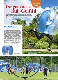 Titelbild der Ausgabe 5/2018 von Fun-Faktor Riesig: Das ganz neue Ball-Gefühl. Zeitschriften als Abo oder epaper bei United Kiosk online kaufen.