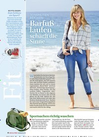 Titelbild der Ausgabe 3/2019 von 30 MINUTEN REICHEN: Barfuß laufen schärft die Sinne. Zeitschriften als Abo oder epaper bei United Kiosk online kaufen.