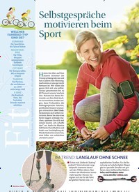 Titelbild der Ausgabe 5/2019 von Selbstgespräche motivieren beim Sport. Zeitschriften als Abo oder epaper bei United Kiosk online kaufen.