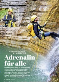 Titelbild der Ausgabe 3/2020 von BEWEGUNG, DIE MEHR ALS NUR PRICKELT: Adrenalin für alle. Zeitschriften als Abo oder epaper bei United Kiosk online kaufen.
