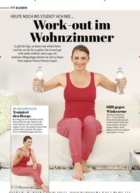 Titelbild der Ausgabe 6/2020 von HEUTE NOCH INS STUDIO? ACH NEE …Work-out im Wohnzimmer. Zeitschriften als Abo oder epaper bei United Kiosk online kaufen.