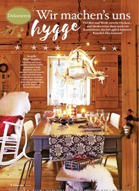 Titelbild der Ausgabe 1/2018 von Wir machen’s uns hygge. Zeitschriften als Abo oder epaper bei United Kiosk online kaufen.