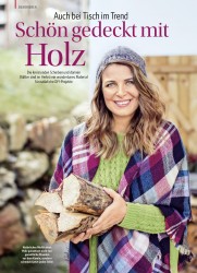 Titelbild der Ausgabe 2/2018 von Auch bei Tisch im Trend: Schön gedeckt mit Holz. Zeitschriften als Abo oder epaper bei United Kiosk online kaufen.