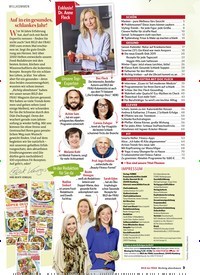 Titelbild der Ausgabe 1/2019 von WILLKOMMEN: Auf in ein gesundes, schlankes Jahr!. Zeitschriften als Abo oder epaper bei United Kiosk online kaufen.