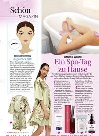 Titelbild der Ausgabe 1/2020 von WANNEN-WONNE: Ein Spa-Tag zu Hause. Zeitschriften als Abo oder epaper bei United Kiosk online kaufen.