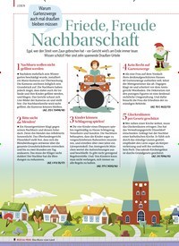 Titelbild der Ausgabe 1/2019 von Friede, Freude Nachbarschaft. Zeitschriften als Abo oder epaper bei United Kiosk online kaufen.