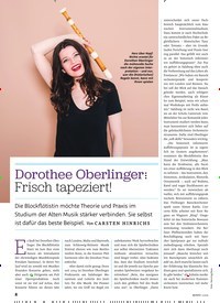 Titelbild der Ausgabe 2/2019 von Dorothee Oberlinger: Frisch tapeziert!. Zeitschriften als Abo oder epaper bei United Kiosk online kaufen.