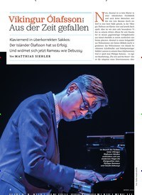 Titelbild der Ausgabe 2/2020 von Víkingur Ólafsson Aus der Zeit gefallen. Zeitschriften als Abo oder epaper bei United Kiosk online kaufen.