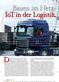 Titelbild der Ausgabe 2/2019 von Bauen im Netz: IoT in der Logistik. Zeitschriften als Abo oder epaper bei United Kiosk online kaufen.