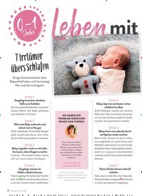 Titelbild der Ausgabe 2/2020 von 0-1 Jahr: Leben mit. Zeitschriften als Abo oder epaper bei United Kiosk online kaufen.