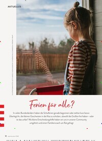 Titelbild der Ausgabe 7/2025 von Ferien für alle?. Zeitschriften als Abo oder epaper bei United Kiosk online kaufen.