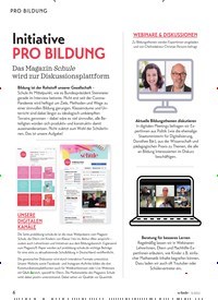 Titelbild der Ausgabe 3/2022 von Initiative PRO BILDUNG. Zeitschriften als Abo oder epaper bei United Kiosk online kaufen.