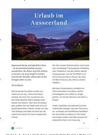 Titelbild der Ausgabe 2/2019 von Urlaub im Ausseerland. Zeitschriften als Abo oder epaper bei United Kiosk online kaufen.