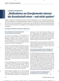 Titelbild der Ausgabe 2/2022 von „Maßnahmen zur Energiewende müssen die Gesellschaft einen – und nicht spalten“. Zeitschriften als Abo oder epaper bei United Kiosk online kaufen.