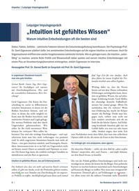 Titelbild der Ausgabe 4/2022 von „Intuition ist gefühltes Wissen“. Zeitschriften als Abo oder epaper bei United Kiosk online kaufen.