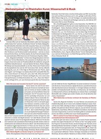 Titelbild der Ausgabe 165/2022 von „Werkstattpalast“ im Rheinhafen: Kunst, Wissenschaft & Musik. Zeitschriften als Abo oder epaper bei United Kiosk online kaufen.