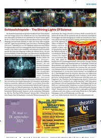Titelbild der Ausgabe 195/2025 von Schlosslichtspiele – The Shining Lights Of Science. Zeitschriften als Abo oder epaper bei United Kiosk online kaufen.