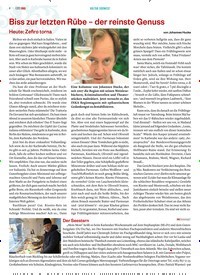 Titelbild der Ausgabe 135/2022 von Biss zur letzten Rübe – der reinste Genuss. Zeitschriften als Abo oder epaper bei United Kiosk online kaufen.