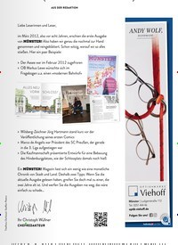 Titelbild der Ausgabe 89/2020 von AUS DER REDAKTION. Zeitschriften als Abo oder epaper bei United Kiosk online kaufen.