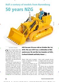 Titelbild der Ausgabe 6/2019 von Half a century of models from Nuremberg 50 years NZG. Zeitschriften als Abo oder epaper bei United Kiosk online kaufen.