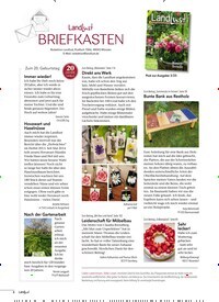Titelbild der Ausgabe 4/2025 von Landlust BRIEFKASTEN. Zeitschriften als Abo oder epaper bei United Kiosk online kaufen.